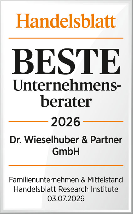 Handelsblatt - Top Beratung Familienunternehmen und Mittelstand 2026 - Dr. Wieselhuber & Partner GmbH